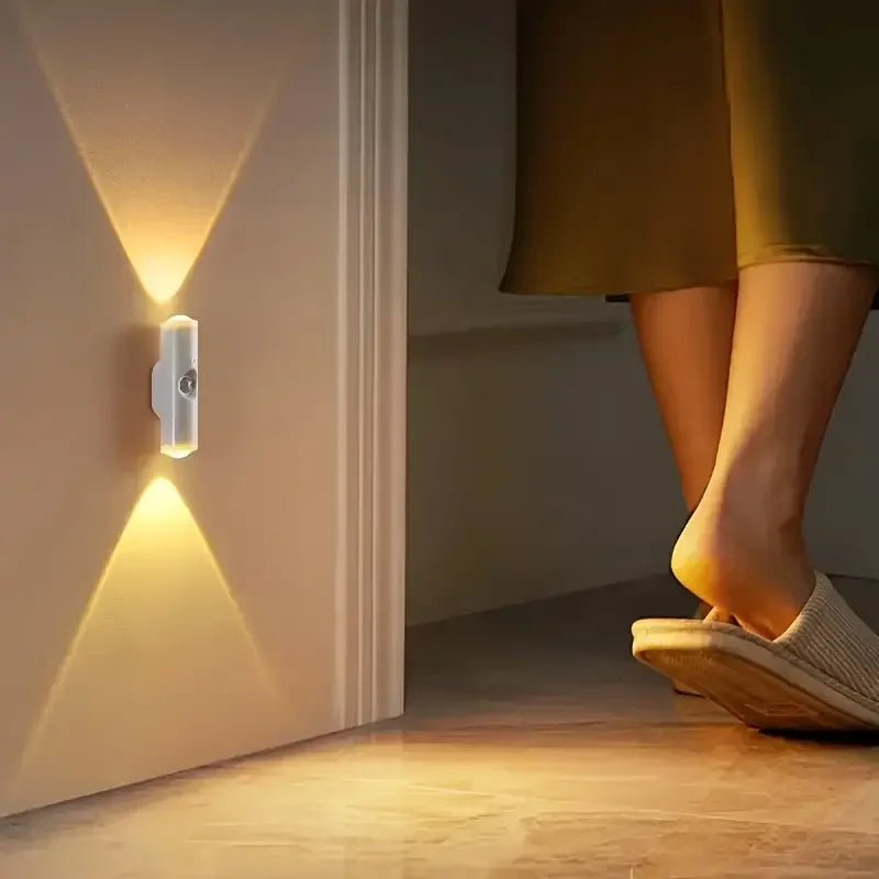 Aplique LED Interior Moderno – Luz Cálida y RGB para Pasillos, Dormitorios y Armarios