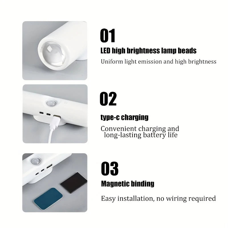 Aplique LED Interior Moderno – Luz Cálida y RGB para Pasillos, Dormitorios y Armarios