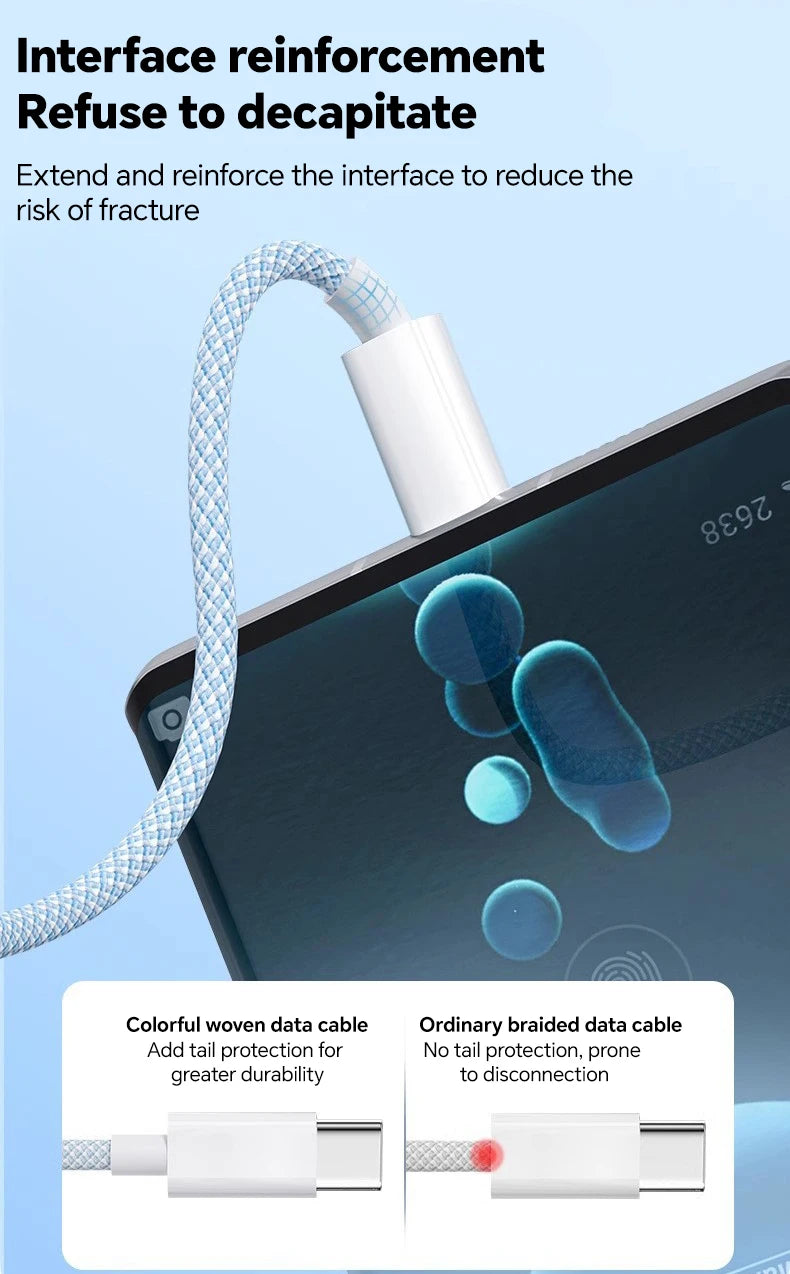 Cable de Carga Rápida 100W 3‑en‑1 — USB‑C / Micro USB / iPhone