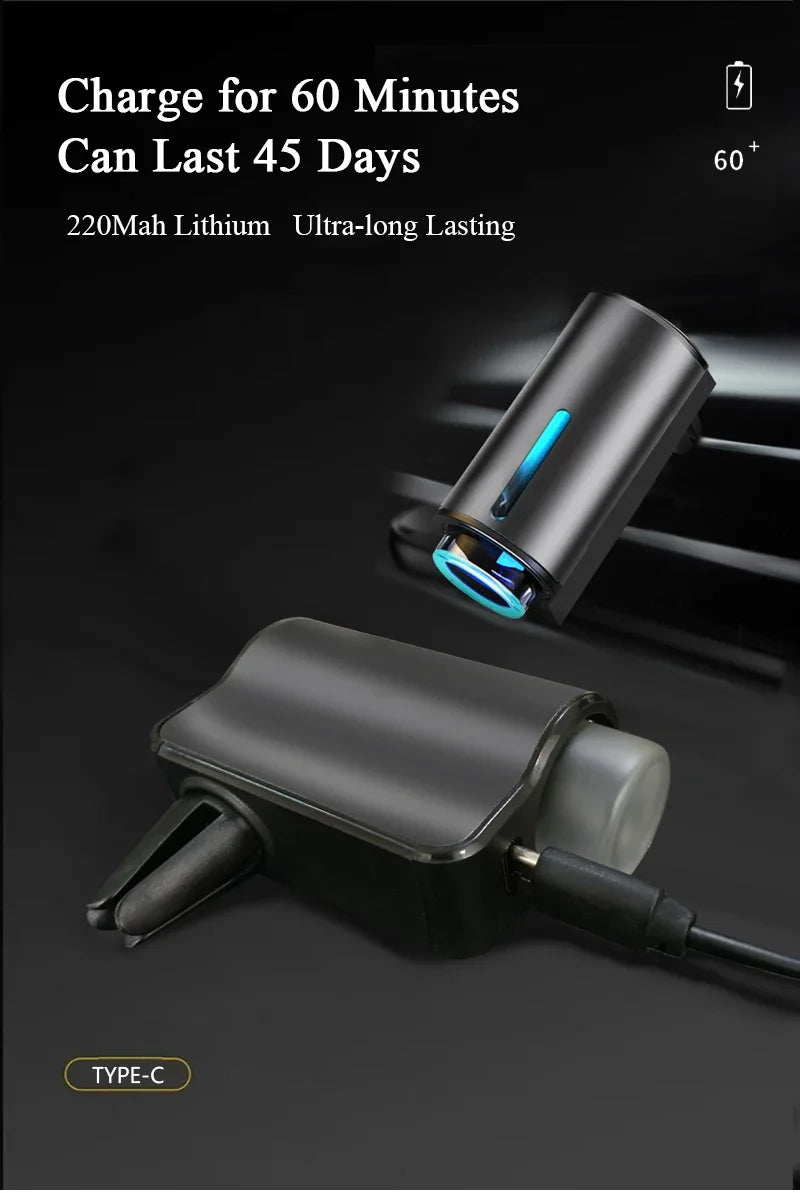 Ambientador Eléctrico para Coche – Difusor de Aroma Premium