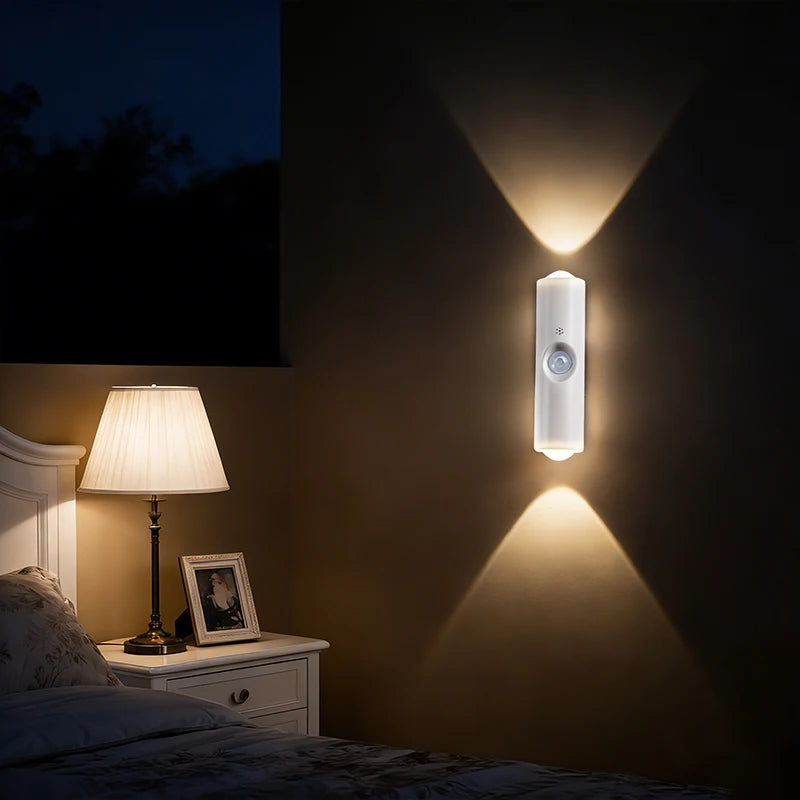 Aplique LED Interior Moderno – Luz Cálida y RGB para Pasillos, Dormitorios y Armarios