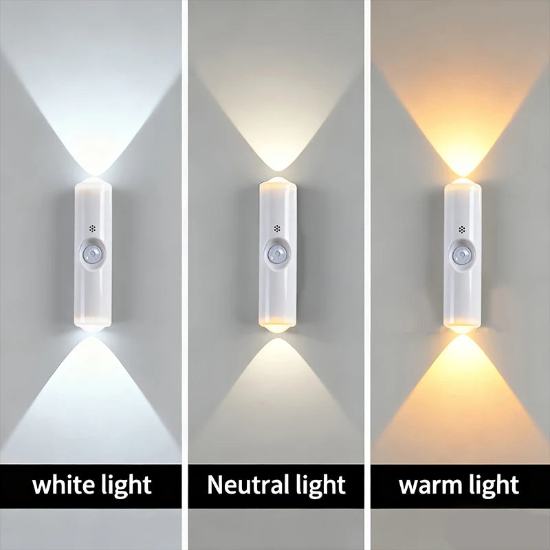 Aplique LED Interior Moderno – Luz Cálida y RGB para Pasillos, Dormitorios y Armarios