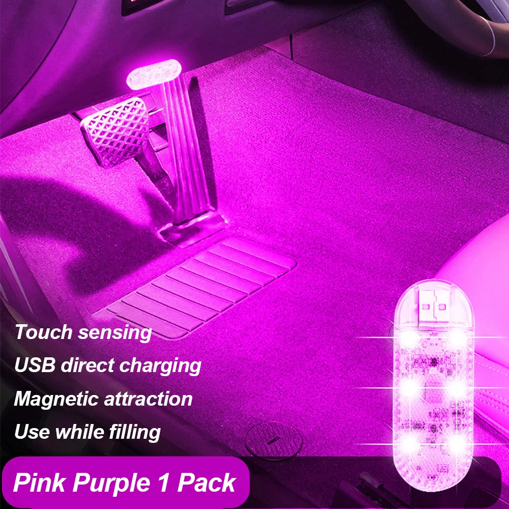Luz LED Táctil para Techo de Coche – Recargable por USB, Magnética y Portátil