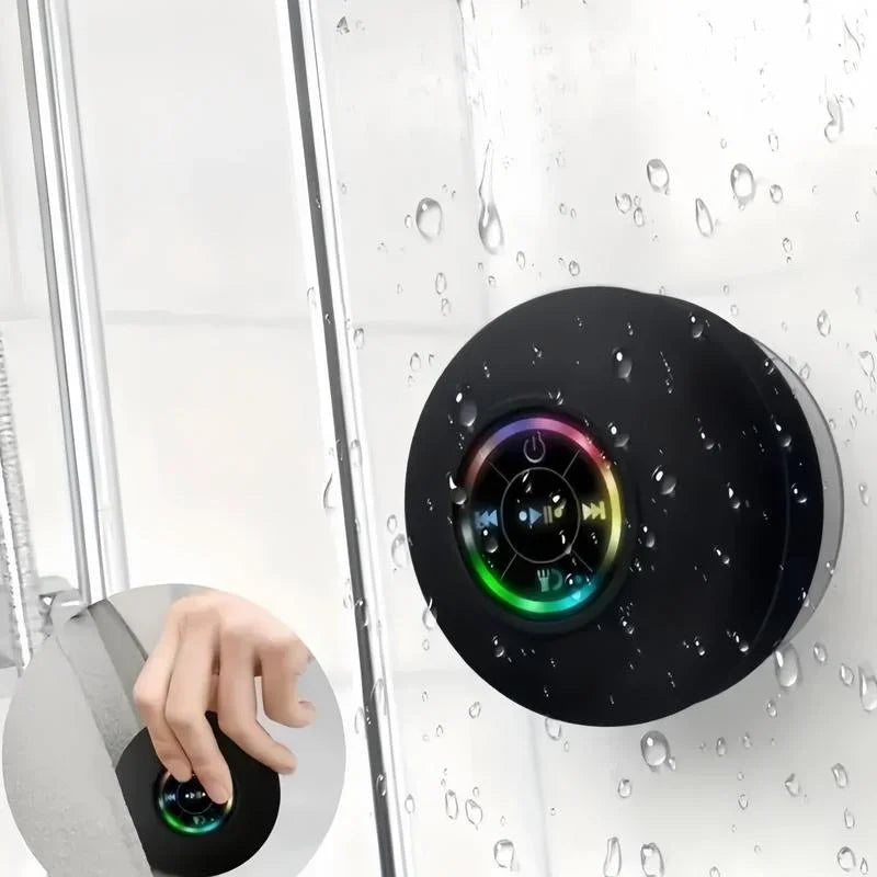 Altavoz Bluetooth Waterproof con Ventosa y Micrófono – Ducha y Coche