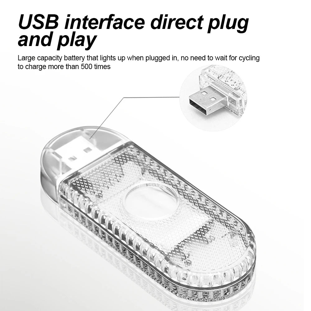 Luz LED Táctil para Techo de Coche – Recargable por USB, Magnética y Portátil