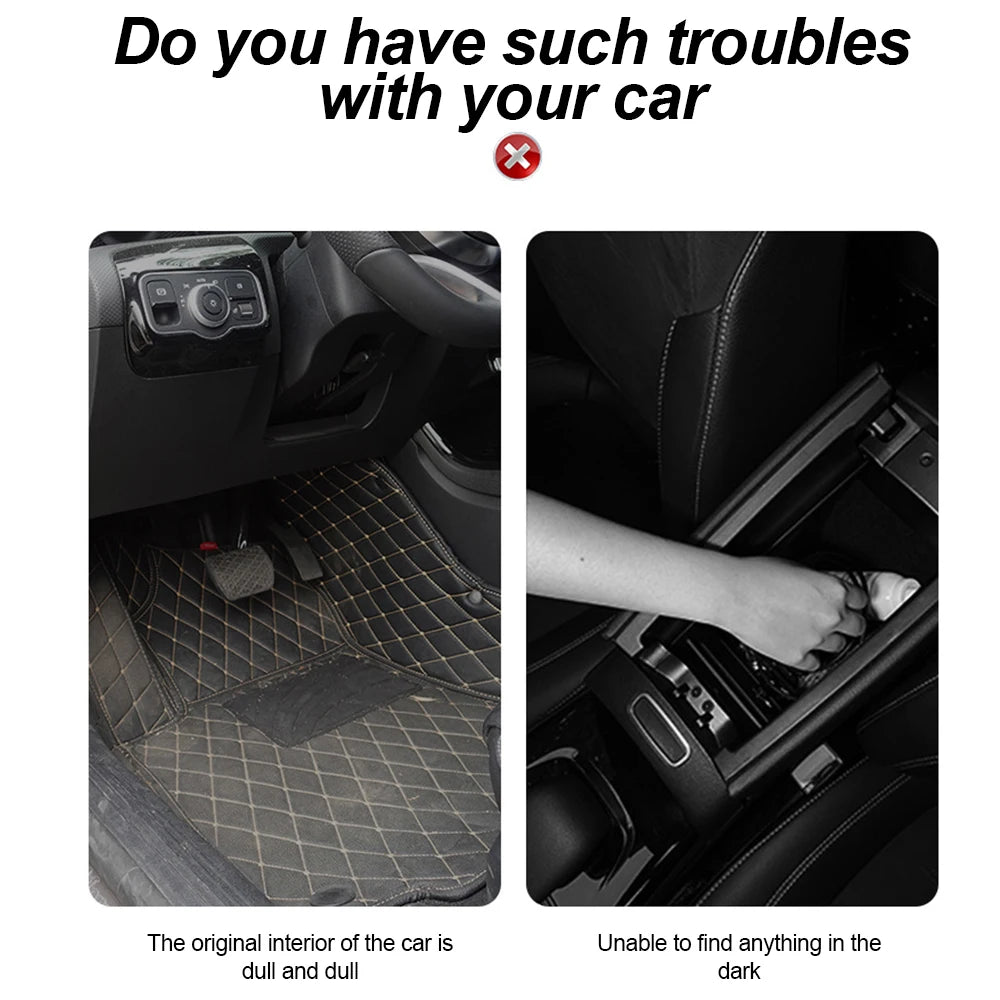 Luz LED Táctil para Techo de Coche – Recargable por USB, Magnética y Portátil